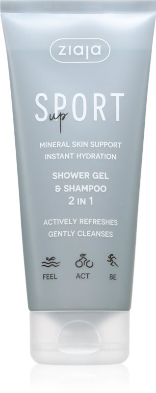 Ziaja Sport Up Shower Gel & Shampoo gel de dus si sampon 2in1 200 ml
