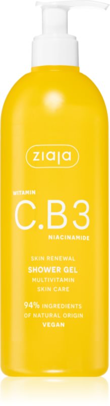 Ziaja Vitamin C.B3 Niacinamide gel de dus revigorant 400 ml