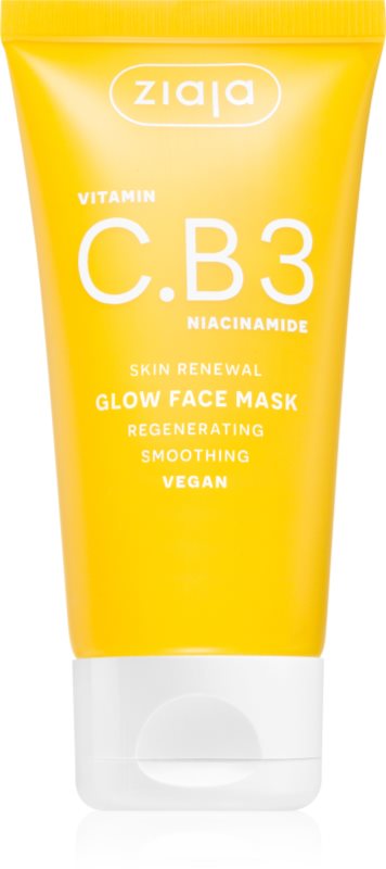 Ziaja Vitamin C.B3 Niacinamide masca pentru albirea tenului 50 ml