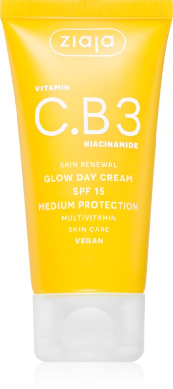 Ziaja Vitamin C.B3 Niacinamide crema iluminatoare SPF 15 150 ml