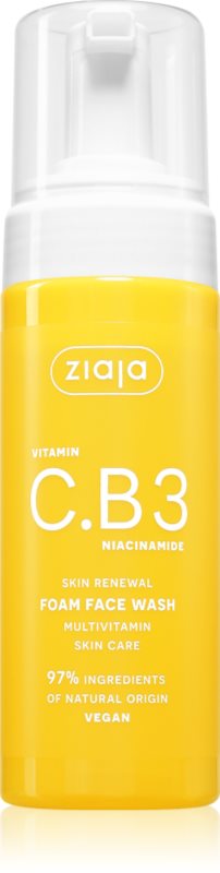 Ziaja Vitamin C.B3 Niacinamide spuma de curatat 150 ml