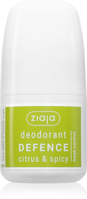 Ziaja Deodorant Defence deodorant roll-on parfum Citrus & Spicy 60 ml