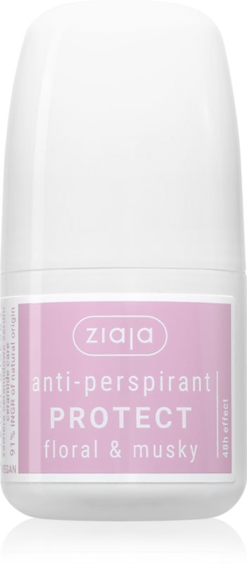Ziaja Antiperspirant Protect antiperspirant roll-on parfum Floral & Musky 60 ml