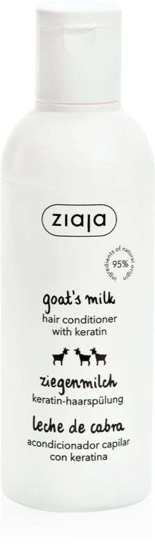 Ziaja Goat's Milk balsam pentru indreptare pentru păr uscat și deteriorat 200 ml