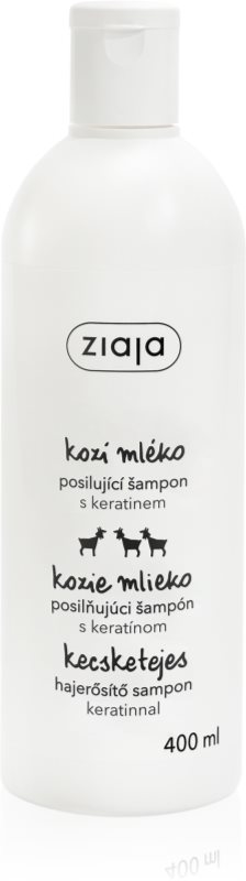 Ziaja Goat's Milk sampon fortifiant pentru păr uscat și deteriorat 400 ml