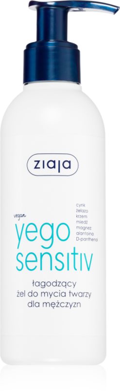 Ziaja Yego Sensitiv gel de curățare pentru barbati 200 ml