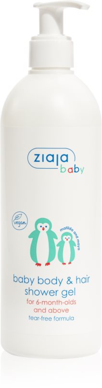 Ziaja Baby gel de dus pentru corp si par 2 in 1 400 ml