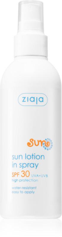 Ziaja Sun lapte bronzant cu pulverizator SPF 30 170 ml
