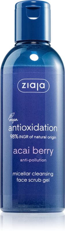 Ziaja Acai Berry gel de curatare micelar cu efect exfoliant 200 ml