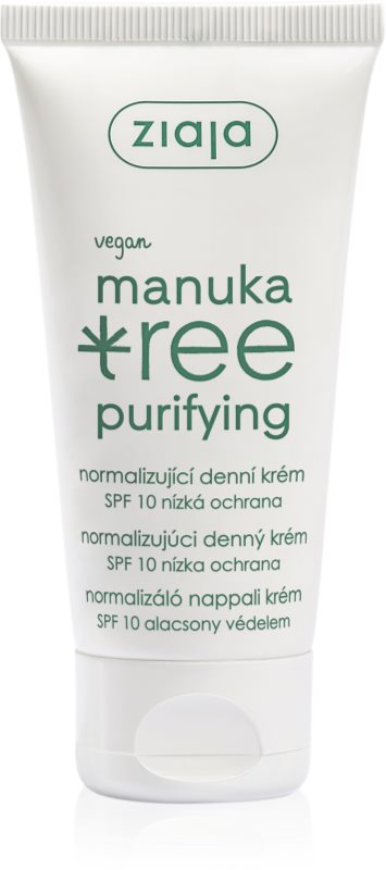 Ziaja Manuka Tree Purifying cremă normalizatoare de zi SPF 10 50 ml