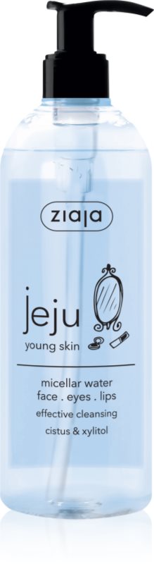 Ziaja Jeju Young Skin apa cu particule micele pentru piele tanara 390 ml