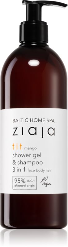 Ziaja Baltic Home Spa Fit Mango gel de duș pentru față, corp și păr 500 ml