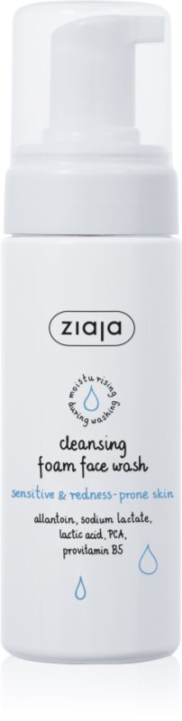 Ziaja Cleansing spuma de curatat pentru piele sensibila si inrosita 150 ml