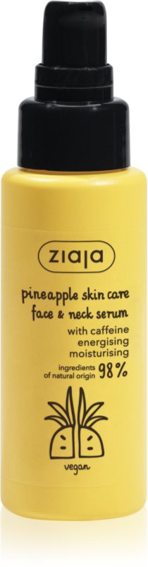 Ziaja Pineapple ser energizant pentru față și gât 50 ml