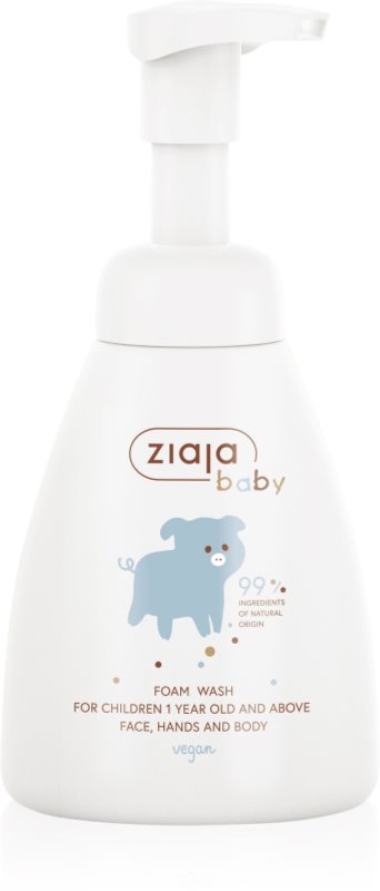 Ziaja Ziajka spuma de curatare pentru fata si corp pentru copii 250 ml