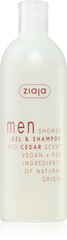 Ziaja Men gel de dus si sampon 2in1 Red Cedar 400 ml