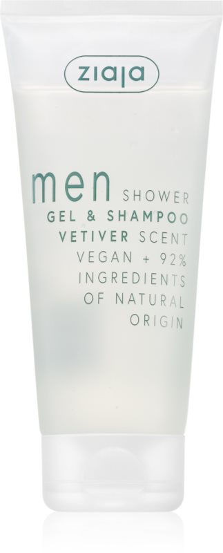 Ziaja Men 2 in 1 gel de dus si sampon pentru barbati Vetiver 200 ml