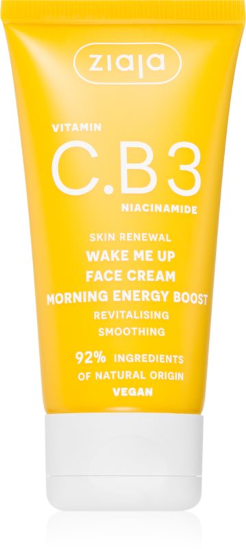 Ziaja Vitamin C.B3 Niacinamide crema de zi energizanta pentru revigorare rapida 50 ml