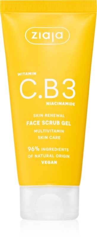 Ziaja Vitamin C.B3 Niacinamide gel de curatare exfoliant faciale 100 ml