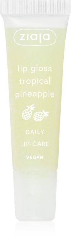 Ziaja Tropical Pineapple luciu de buze de ingrijire 12 ml