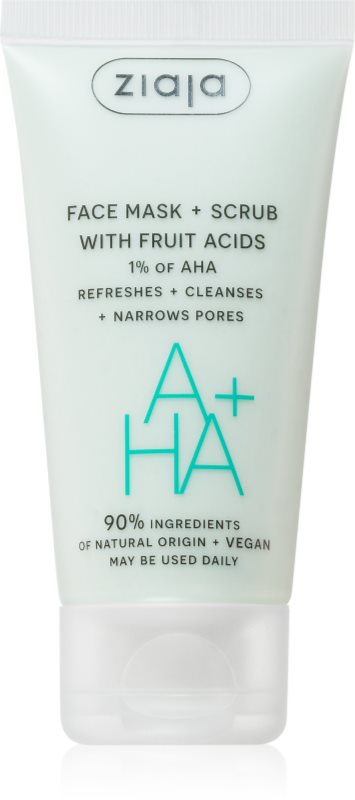 Ziaja Face Mask + Scrub with Fruit Acids masca exfolianta 55 ml