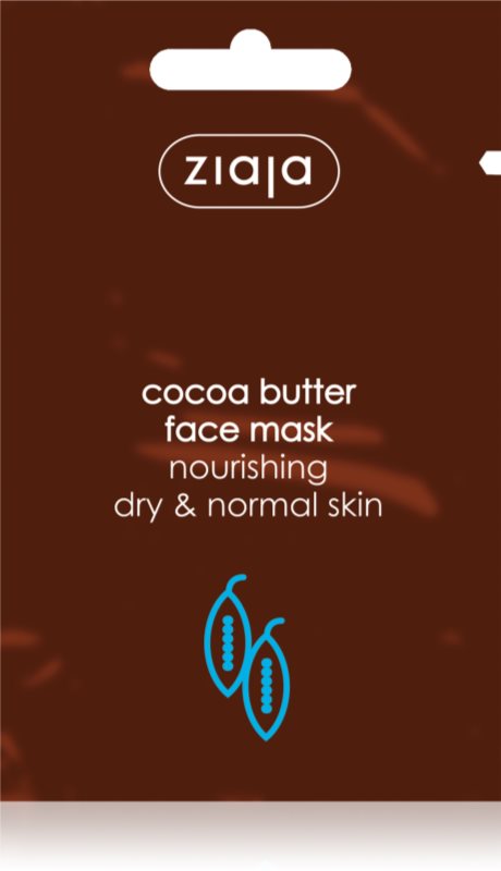 Ziaja Cocoa Butter masca hranitoare pentru piele normala si uscata 7 ml