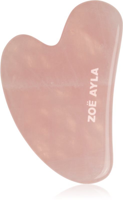 Zoë Ayla Luxurious Rose Gua Sha Therapy Tool accesoriu de masaj 1 buc
