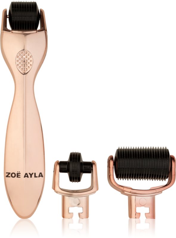 Zoë Ayla Micro-Needling Derma Roller Set aplicator cu micro-ace pentru fata si corp 1 buc