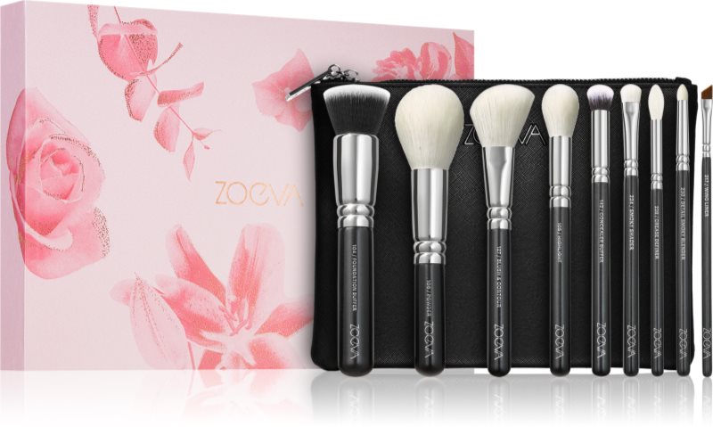 ZOEVA The Complete Brush Set set de pensule cu geantă 1 buc