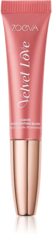 ZOEVA Velvet Love Liquid Highlighting Blush fard de obraz lichid pentru o piele mai luminoasa