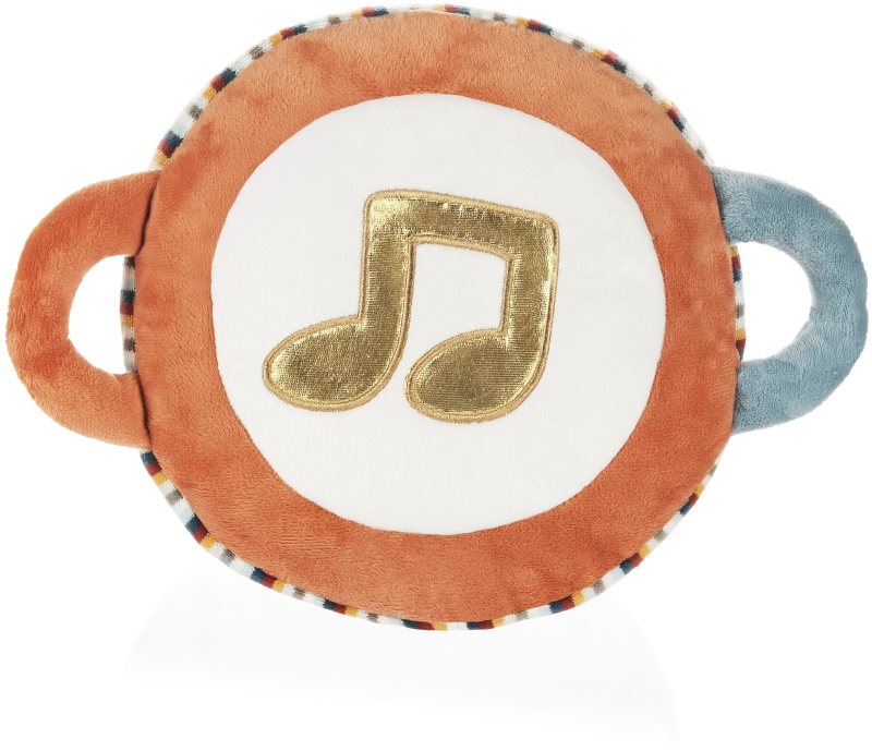 Zopa Plush Musical Toy 3 in 1 My First Drum jucărie de pluș cu melodie 12 m+ 1 buc