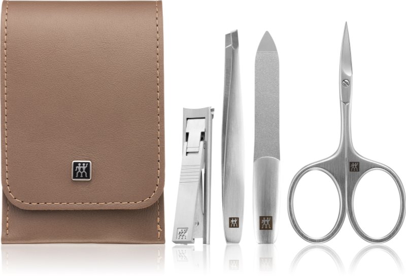 Zwilling Premium Set de manichiură Taupe 4 buc