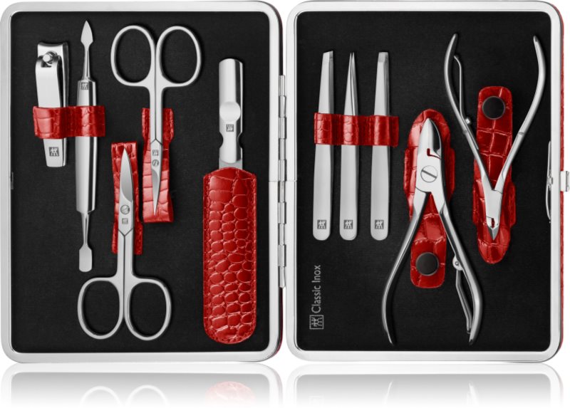 Zwilling Classic Inox Set de manichiură Red
