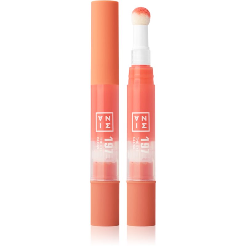 3INA The Eye Gloss farduri de ochi strălucitoare culoare 197 - Peach 3 ml