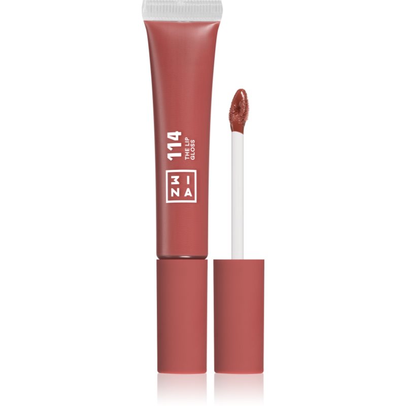 3INA The Lip Gloss lip gloss culoare 114 - Light brown 8 ml