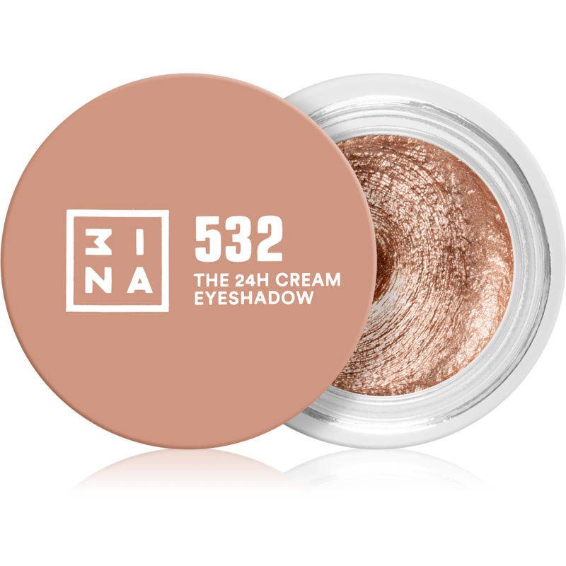 3INA The 24H Cream Eyeshadow fard de pleoape cremos culoare 532 Bronze 3 ml