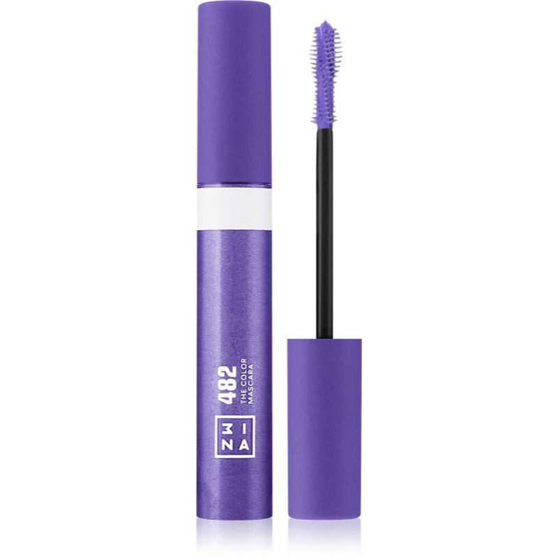 3INA The Color Mascara mascara culoare 482 - Purple 14 ml