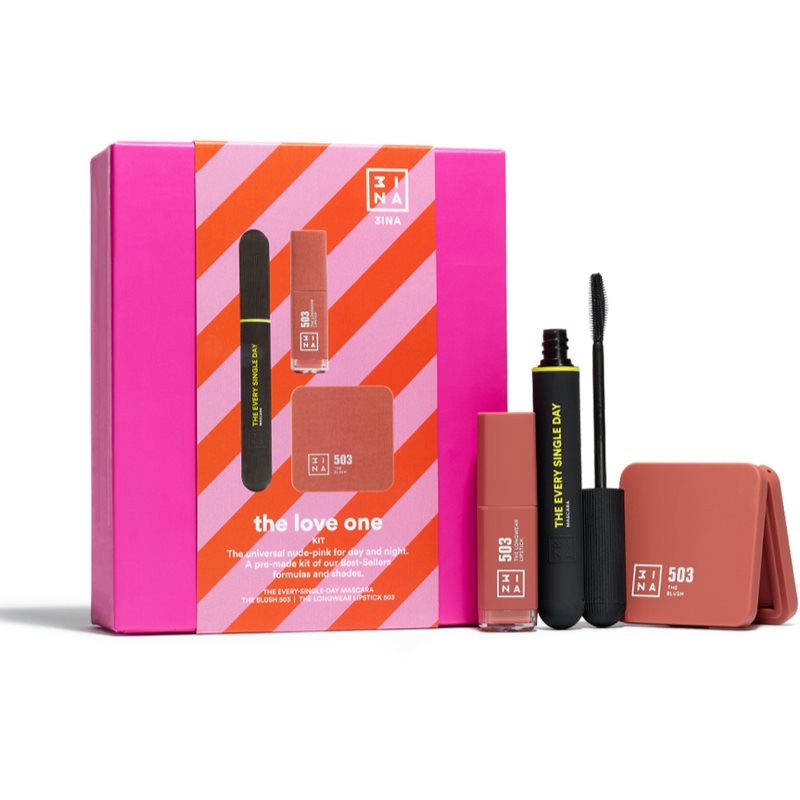 3INA Kit The Love One make-up set (în ambalaj cadou)