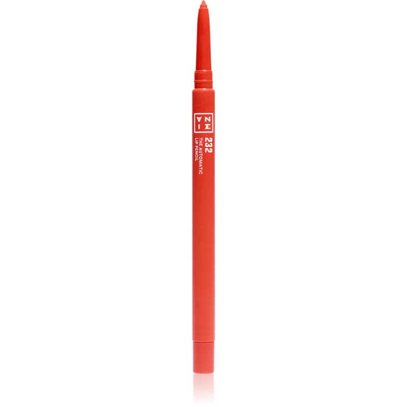 3INA The Automatic Lip Pencil creion contur buze culoare 232 Hot coral 0.35 g