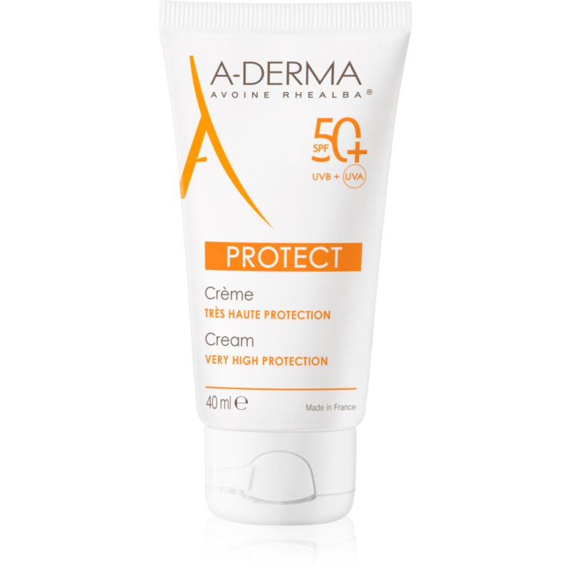 A-Derma Protect Cream crema pentru protectia tenului normal si uscat SPF 50+ 40 ml A-Derma Protect Cream crema pentru protectia tenului normal si uscat SPF 50+ 40 ml