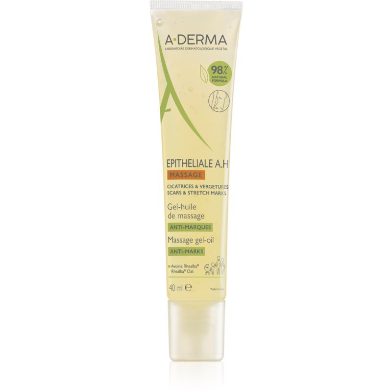 A-Derma Epitheliale A.H. Duo Massage Gel-Oil gel-ulei de masaj pentru cicatrici și vergeturi 40 ml