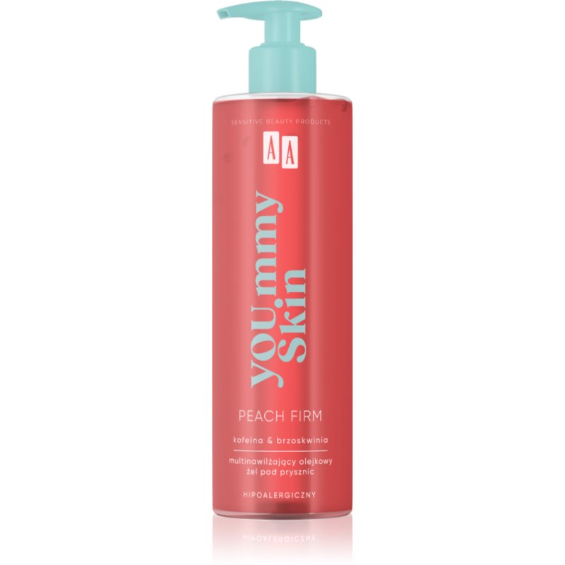 AA Cosmetics YOU.mmy Skin Peach Firm ulei de dus cu efect de hidratare 400 ml