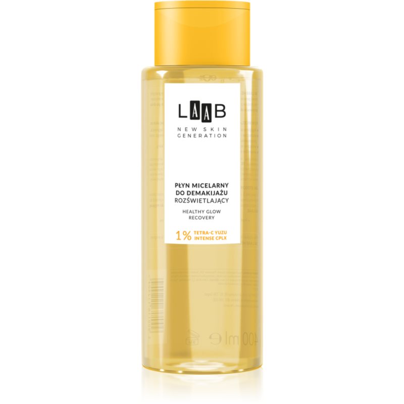AA Cosmetics LAAB Tetra-C Yuzu apa pentru curatare cu particule micele pentru o piele mai luminoasa 400 ml