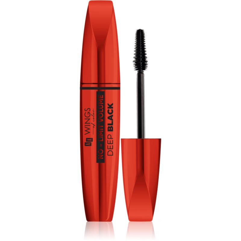 AA Wings of Color No Limit Volume Deep Black mascara pentru extra volum 6 g AA Wings of Color No Limit Volume Deep Black mascara pentru extra volum 6 g