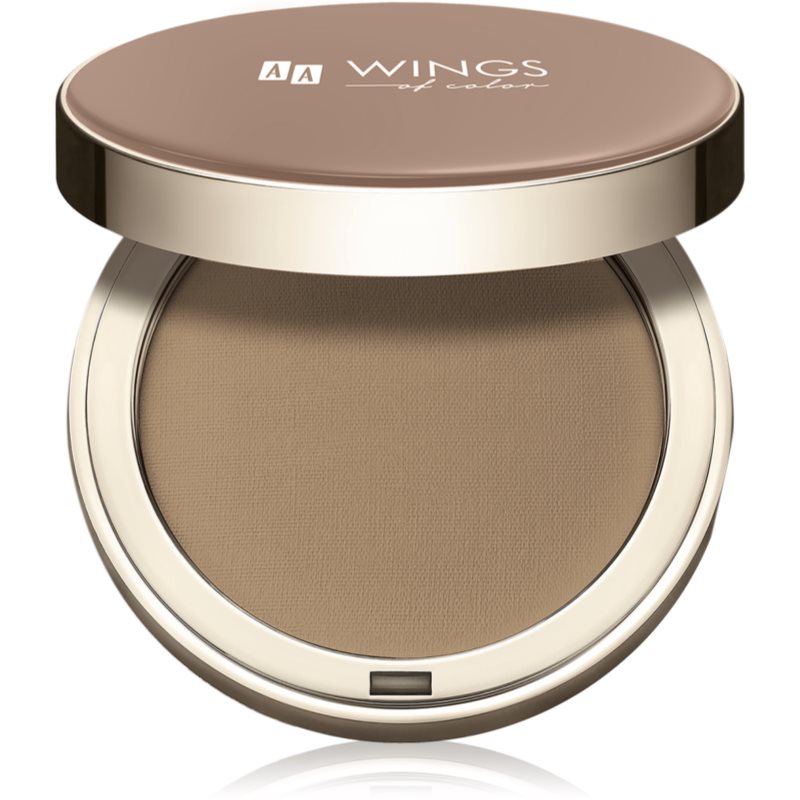 AA Wings of Color Satin Bronzer autobronzant cu efect matifiant culoare 02 Natural Bronze 8 g