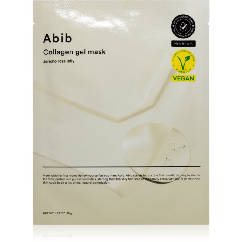 Abib Collagen Gel Mask Jericho Rose Jelly mască intensă cu hidrogel cu efect de întărire 35 g