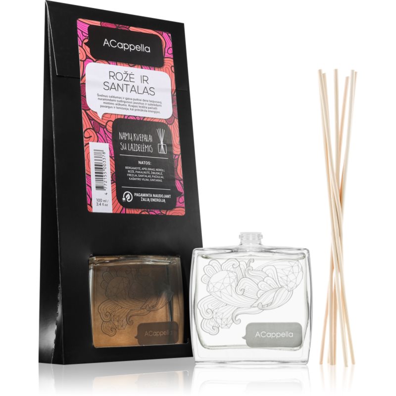 ACappella Rose and Sandalwood aroma difuzor cu rezervã 100 ml