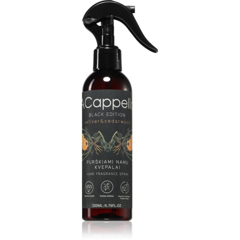 ACappella Vetiver & Cedarwood spray pentru camera 200 ml