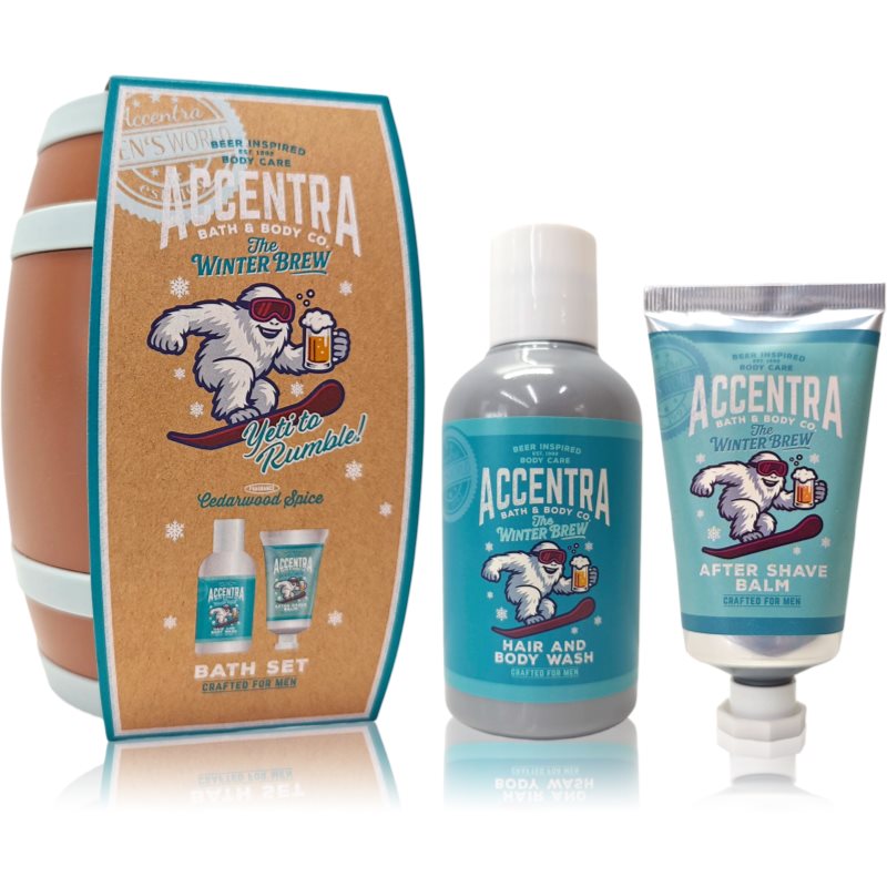 Accentra The Winter Brew Bath Set set cadou pentru barbati 1 buc