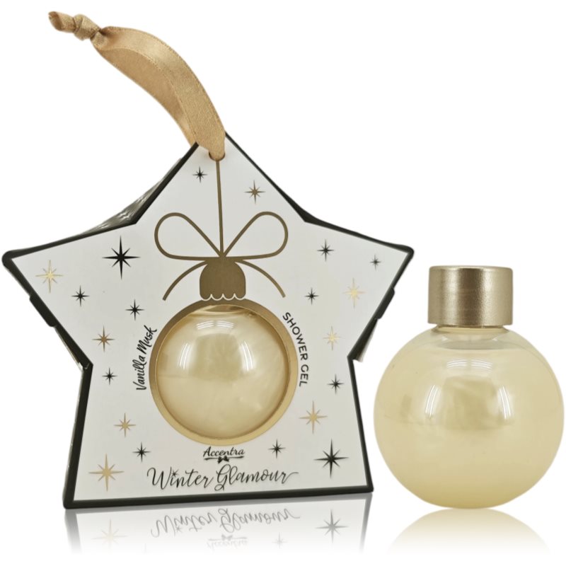 Accentra Winter Glamour Shower Gel gel de duș cu parfum Vanilla and Musk 60 ml
